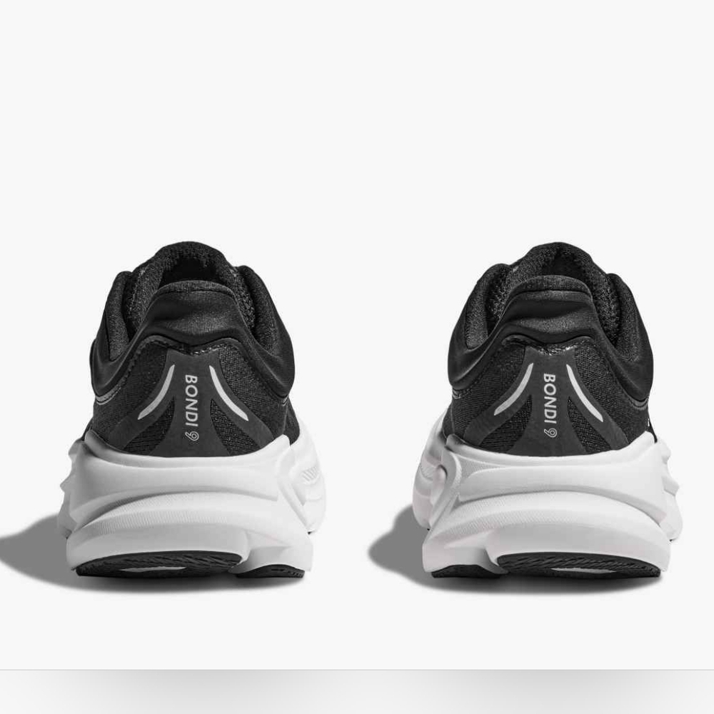 New HOKA Men's Everyday Running Sneakers Black & White BONDI 9 Size 10.5 NWT NIB - Picture 8 of 13